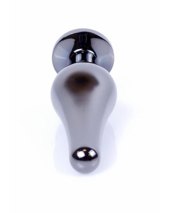 Анальна пробка - Jewellery Dark Silver Long Plug Pink
