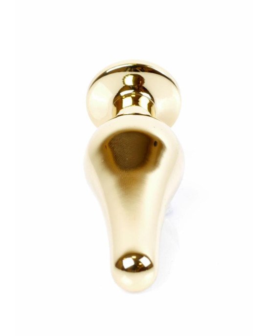 Анальна пробка - Jewellery Gold Butt Plug Light Blue Анальна пробка - Jewellery Gold Butt Plug Light Blue