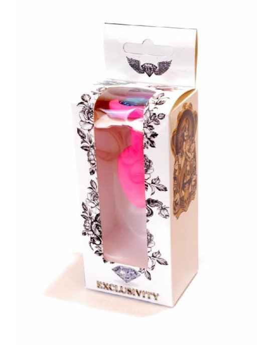 Анальна пробка - Jewellery Pink Silicon Plug Small Light Blue