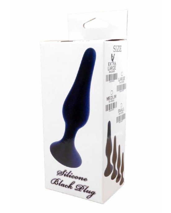 Анальна пробка - Silicone Plug Black Medium
