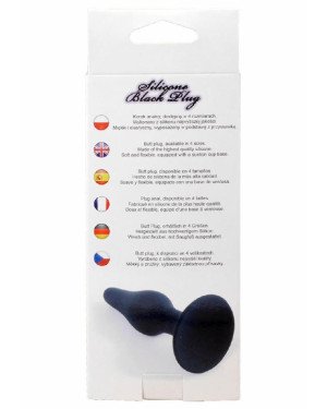 Анальна пробка - Silicone Plug Black Medium