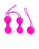 Набір вагінальних кульок - Silicone Kegal Balls Set Pink Набір вагінальних кульок - Silicone Kegal Balls Set Pink