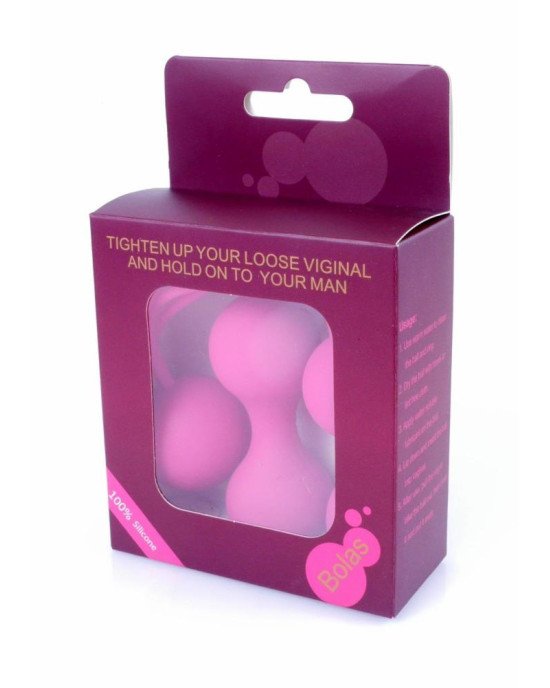 Набір вагінальних кульок - Silicone Kegal Balls Set Pink Набір вагінальних кульок - Silicone Kegal Balls Set Pink