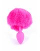 Анальна пробка - Jewellery Silicon Plug Bunny Tail Pink Анальна пробка - Jewellery Silicon Plug Bunny Tail Pink