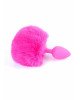 Анальна пробка - Jewellery Silicon Plug Bunny Tail Pink Анальна пробка - Jewellery Silicon Plug Bunny Tail Pink