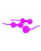 Набір вагінальних кульок - Silicone Kegal Balls Set Purple Набір вагінальних кульок - Silicone Kegal Balls Set Purple