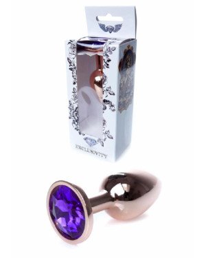 Анальна пробка - Jewellery Red Gold Plug Purple