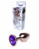 Анальна пробка - Jewellery Red Gold Plug Purple