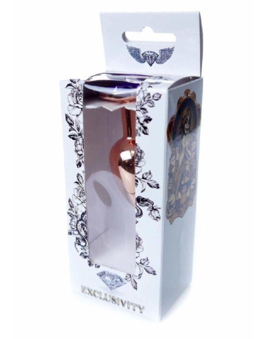 Анальна пробка - Jewellery Red Gold Plug Purple