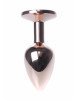 Анальна пробка - Jewellery Red Gold Plug Light Blue Анальна пробка - Jewellery Red Gold Plug Light Blue