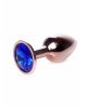 Анальна пробка - Jewellery Red Gold Plug Dark Blue