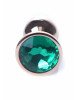 Анальна пробка - Jewellery Red Gold Plug Green