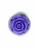 Анальна пробка - Jewellery Silver Rose Plug Purple