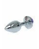 Анальна пробка - Jewellery Silver Rose Plug Purple