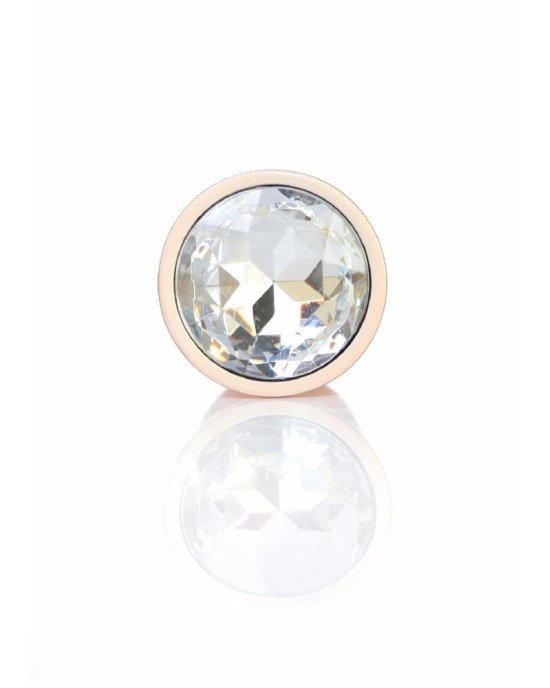 Анальна пробка - Jewellery Pearl Gold Plug Clear S Анальна пробка - Jewellery Pearl Gold Plug Clear S