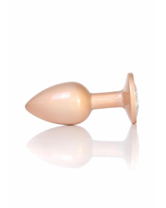Анальна пробка - Jewellery Pearl Gold Plug Clear S Анальна пробка - Jewellery Pearl Gold Plug Clear S