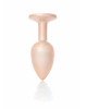 Анальна пробка - Jewellery Pearl Gold Plug Clear S Анальна пробка - Jewellery Pearl Gold Plug Clear S