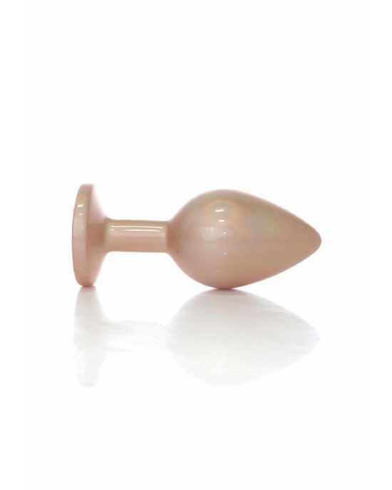 Анальна пробка - Jewellery Pearl Gold Plug Clear M Анальна пробка - Jewellery Pearl Gold Plug Clear M