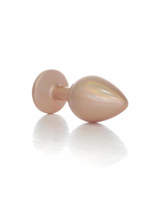 Анальна пробка - Jewellery Pearl Gold Plug Clear M Анальна пробка - Jewellery Pearl Gold Plug Clear M