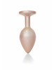 Анальна пробка - Jewellery Pearl Gold Plug Clear M Анальна пробка - Jewellery Pearl Gold Plug Clear M