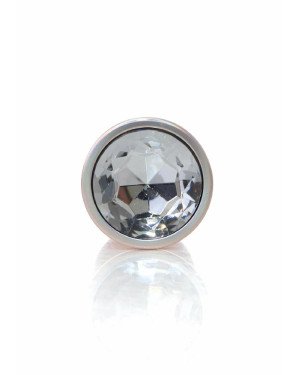 Анальна пробка - Jewellery Pearl Gold Plug Clear L
