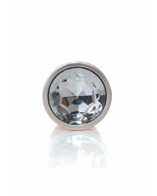 Анальна пробка - Jewellery Pearl Gold Plug Clear L Анальна пробка - Jewellery Pearl Gold Plug Clear L