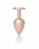 Анальна пробка - Jewellery Pearl Gold Plug Clear L Анальна пробка - Jewellery Pearl Gold Plug Clear L