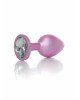 Анальна пробка - Jewellery Pearl Pink Plug Clear M Анальна пробка - Jewellery Pearl Pink Plug Clear M