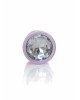 Анальна пробка - Jewellery Pearl Pink Plug Clear M Анальна пробка - Jewellery Pearl Pink Plug Clear M