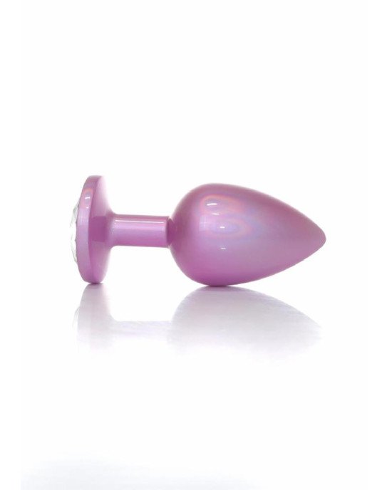 Анальна пробка - Jewellery Pearl Pink Plug Clear L