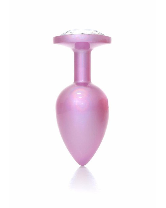 Анальна пробка - Jewellery Pearl Pink Plug Clear L