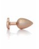 Анальна пробка - Jewellery Pearl Gold Heart Plug Clear L Анальна пробка - Jewellery Pearl Gold Heart Plug Clear L