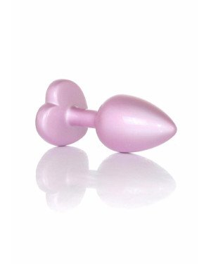 Анальна пробка - Jewellery Pearl Pink Heart Plug Clear S