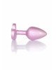 Анальна пробка - Jewellery Pearl Pink Heart Plug Clear S Анальна пробка - Jewellery Pearl Pink Heart Plug Clear S