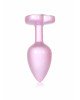 Анальна пробка - Jewellery Pearl Pink Heart Plug Clear S Анальна пробка - Jewellery Pearl Pink Heart Plug Clear S
