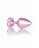 Анальна пробка - Jewellery Pearl Pink Heart Plug Clear M Анальна пробка - Jewellery Pearl Pink Heart Plug Clear M