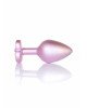 Анальна пробка - Jewellery Pearl Pink Heart Plug Clear M Анальна пробка - Jewellery Pearl Pink Heart Plug Clear M