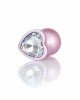 Анальна пробка - Jewellery Pearl Pink Heart Plug Clear M Анальна пробка - Jewellery Pearl Pink Heart Plug Clear M