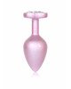 Анальна пробка - Jewellery Pearl Pink Heart Plug Clear M Анальна пробка - Jewellery Pearl Pink Heart Plug Clear M