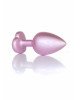 Анальна пробка - Jewellery Pearl Pink Heart Plug Clear L
