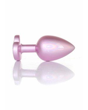 Анальна пробка - Jewellery Pearl Pink Heart Plug Clear L