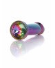 Анальна пробка - Jewellery Multicolour Penis Plug Clear S