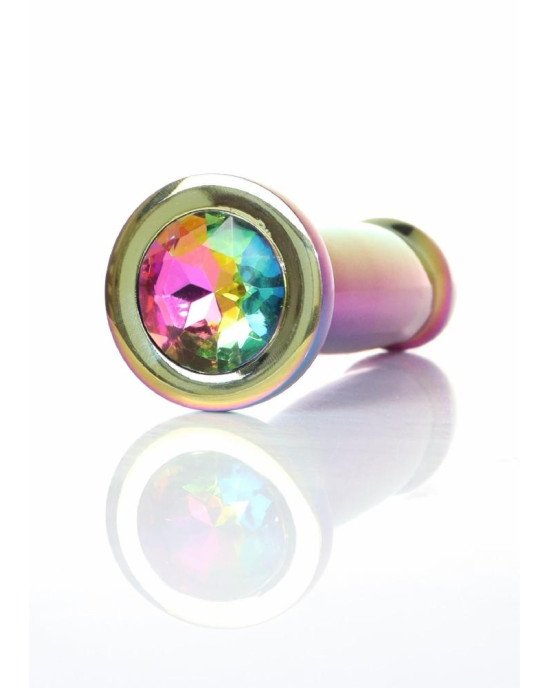 Анальна пробка - Jewellery Multicolour Penis Plug Clear M