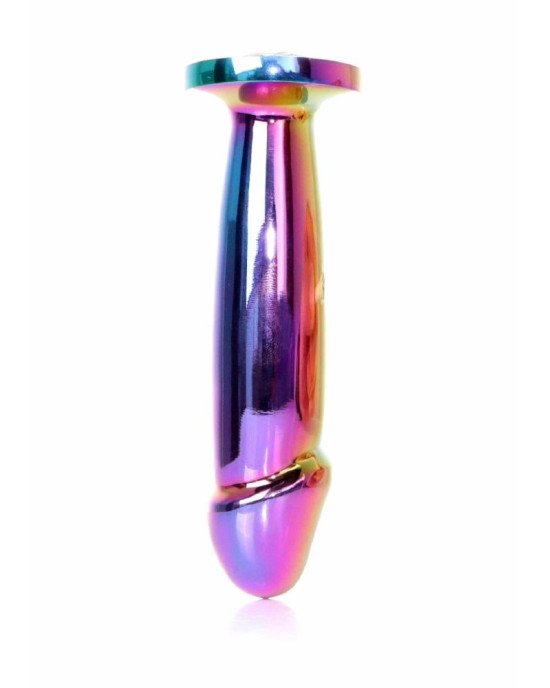 Анальна пробка - Jewellery Multicolour Penis Plug Clear M