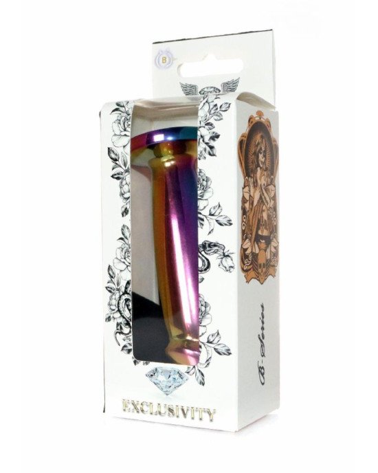 Анальна пробка - Jewellery Multicolour Penis Plug Clear M
