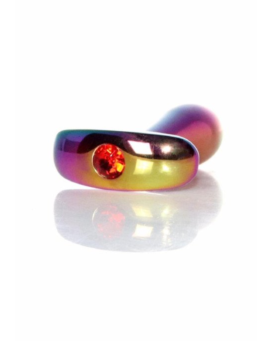 Анальна пробка - Jewellery Multicolour Plug Red S Анальна пробка - Jewellery Multicolour Plug Red S