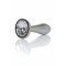 Анальна пробка - Jewellery Silver Plug Clear S