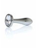 Анальна пробка - Jewellery Silver Plug Clear S Анальна пробка - Jewellery Silver Plug Clear S