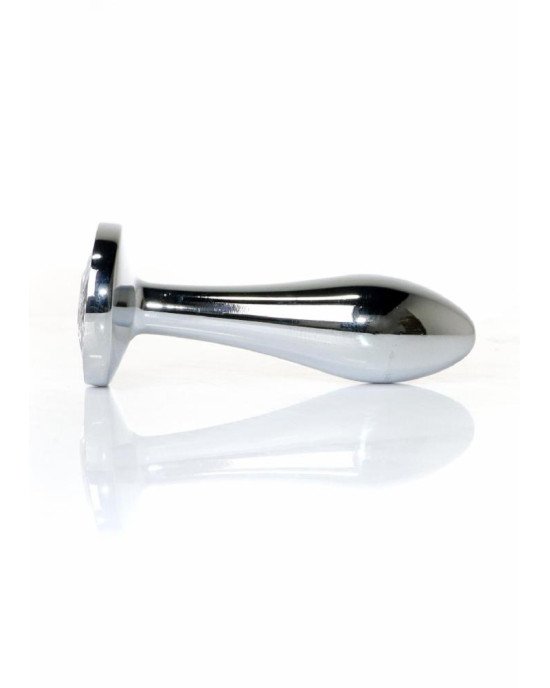 Анальна пробка - Jewellery Silver Plug Clear S Анальна пробка - Jewellery Silver Plug Clear S