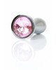Анальна пробка - Jewellery Silver Plug M Pink Анальна пробка - Jewellery Silver Plug M Pink